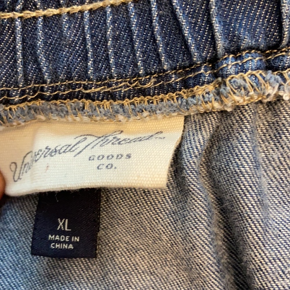 Universal Thread Drawstring Denim Mini Skirt - Picture 2 of 4